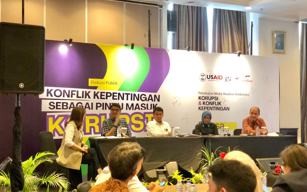 MAHASISWA ADMINISTRASI PUBLIK UNPAR HADIRI PELUNCURAN MODUL ANTIKORUPSI DAN DISKUSI PUBLIK INDONESIA CORRUPTION WATCH