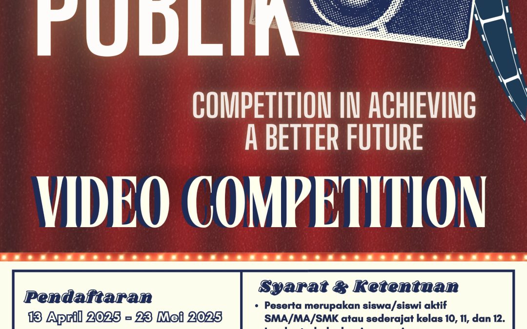 LOMBA VIDEO “LENSA PUBLIK 2025” YANG DISELENGGARAKAN OLEH PRODI ADMINISTRASI PUBLIK UNPAR KINI HADIR KEMBALI!